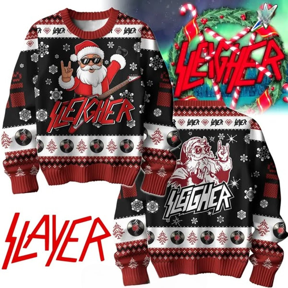 Sl Q12 Ugly Christmas Sweater , Unisex Wool Sweater