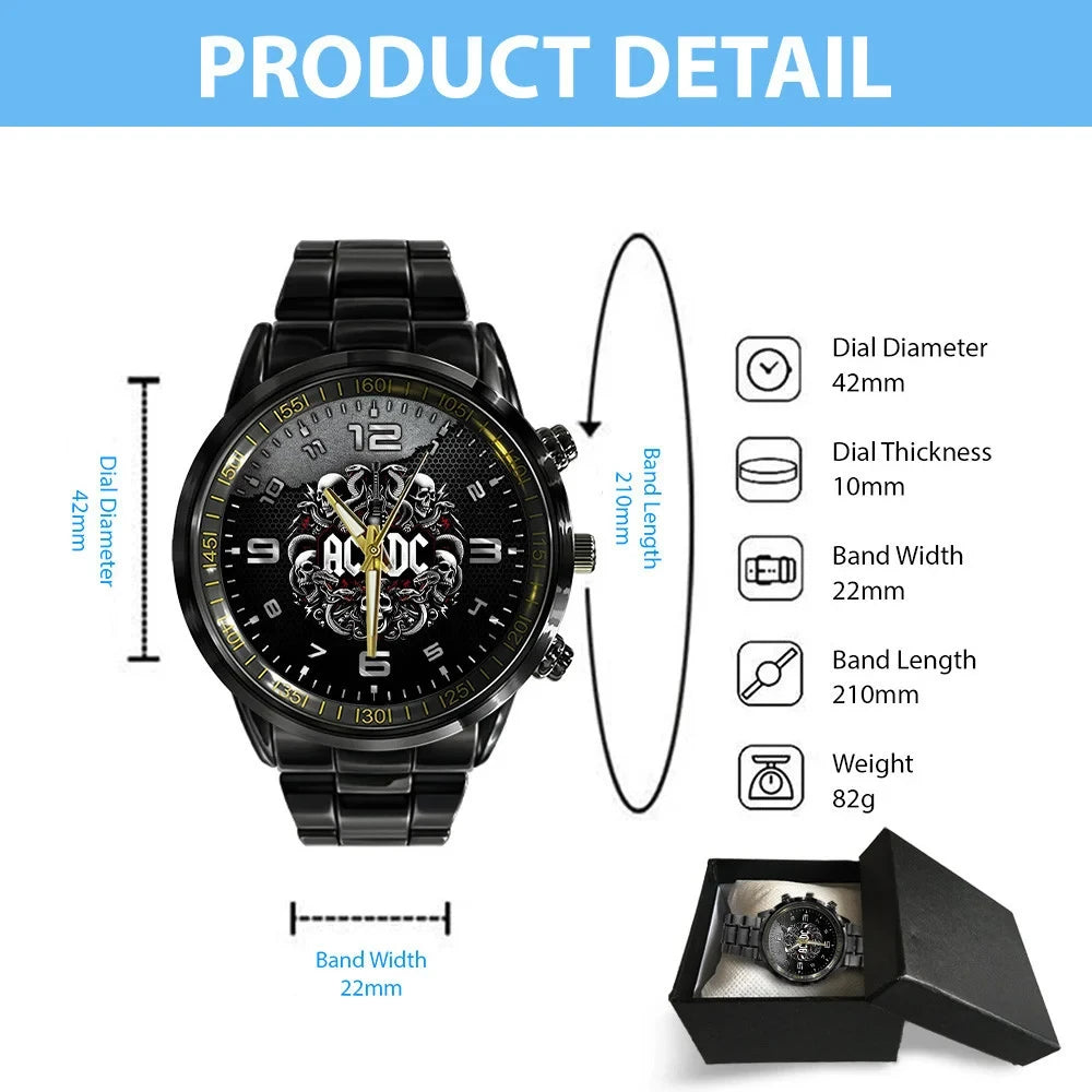 AC Rock Luxury Stainless Steel Watch V2