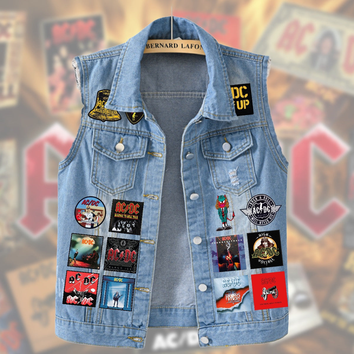 AC Power Up Cutoff Denim Jacket Q180405