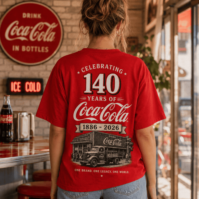 Cola 140 Years T-Shirt V13, Cola T-Shirt 2026