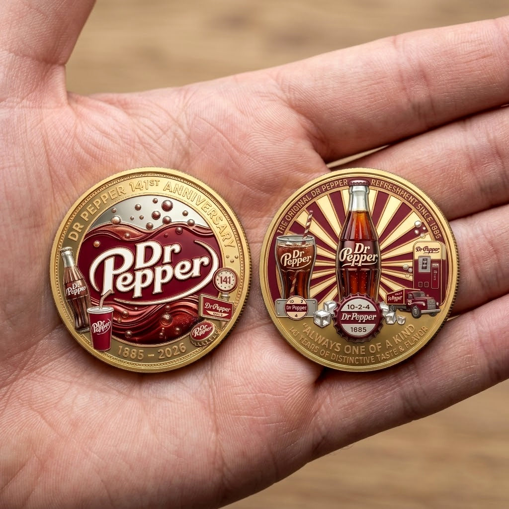 Dr Pepper 141ST Anniversary Commemorative Coin V2