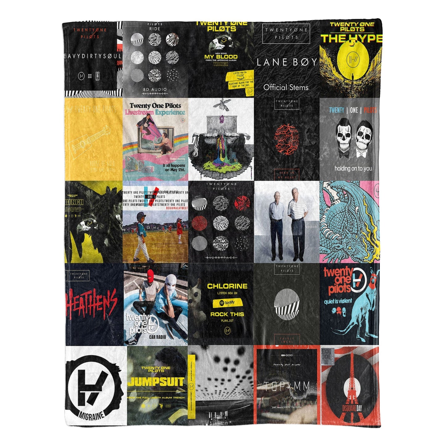 T1PL Album Blanket – Alt-Pop Warmth Wrapped in Iconic Era Artwork