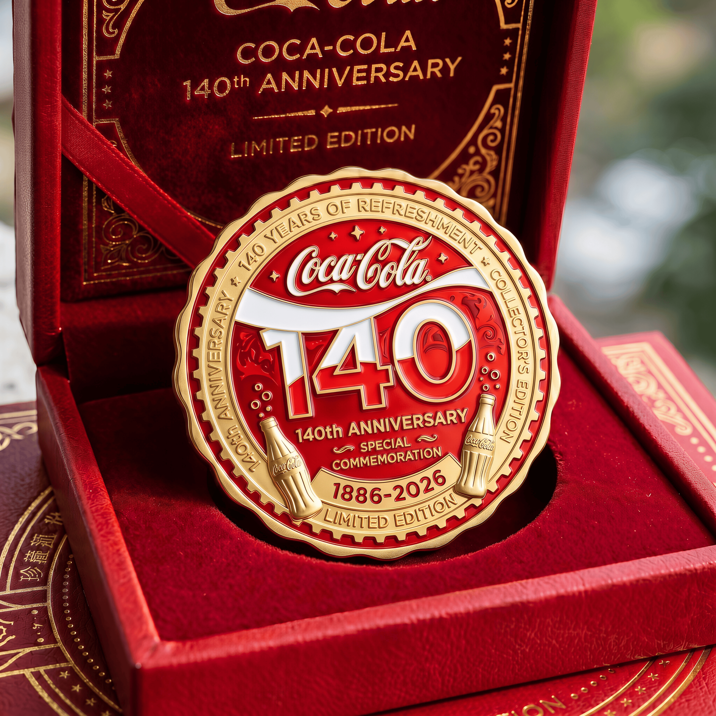 Cola 140th Anniversary Commemorative Coin V6