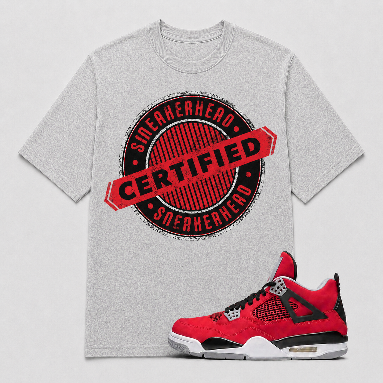 "CERTIFIED" Shirt To Match AJ 4 Retro ‘Toro Bravo’, AJ 4 Matching Shirt