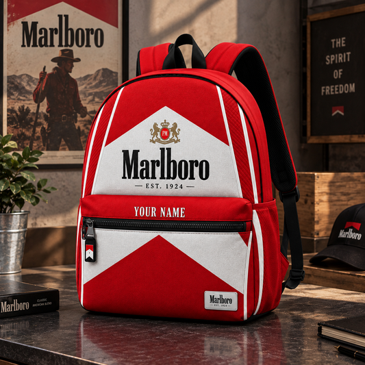 Marlbor EST. 1924 Backpack, Personalized Marlbor Backpack