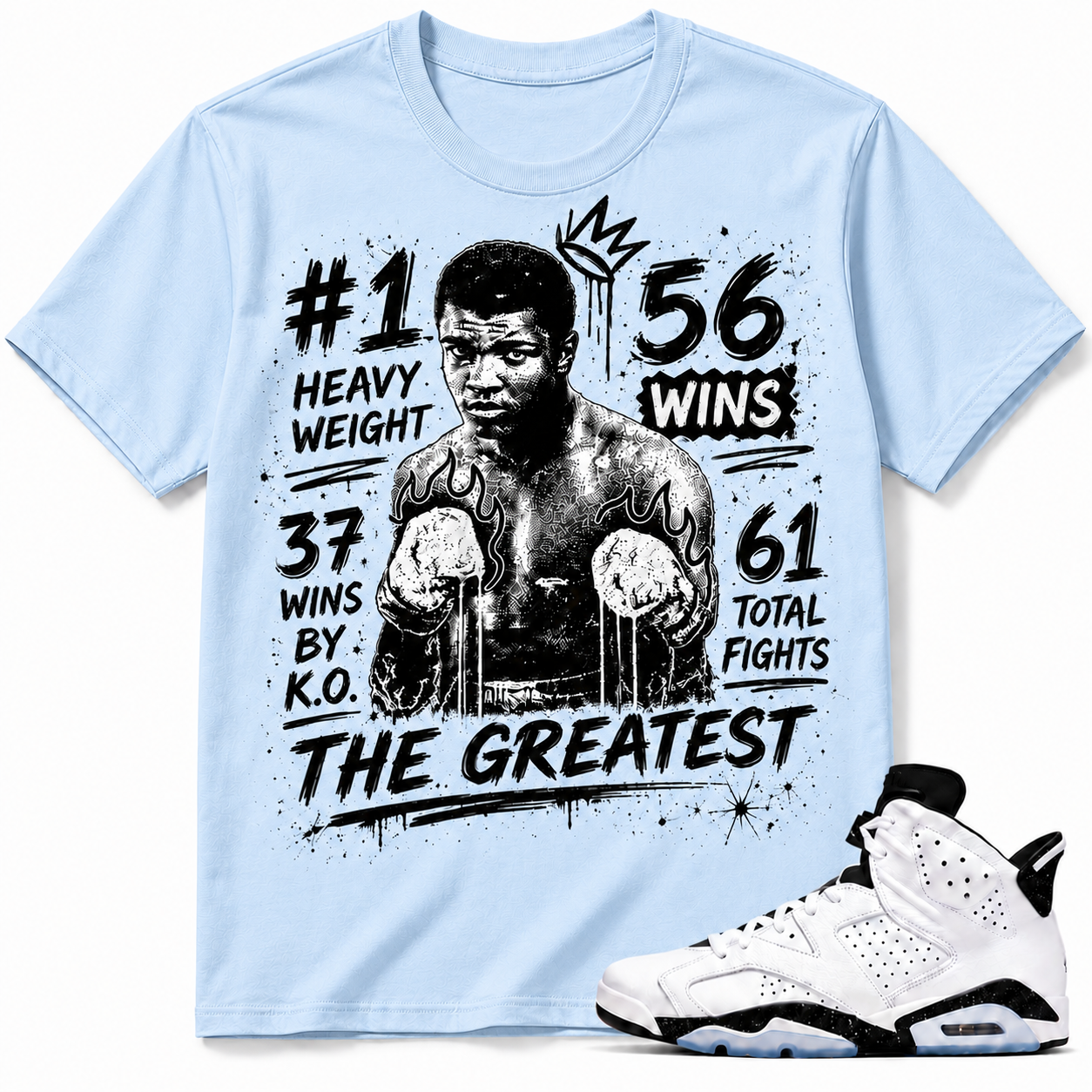 #1 HEAVY WEIGHT Shirt To Match AJ 6 Retro ‘Reverse Oreo’, AJ 6 Matching Shirt
