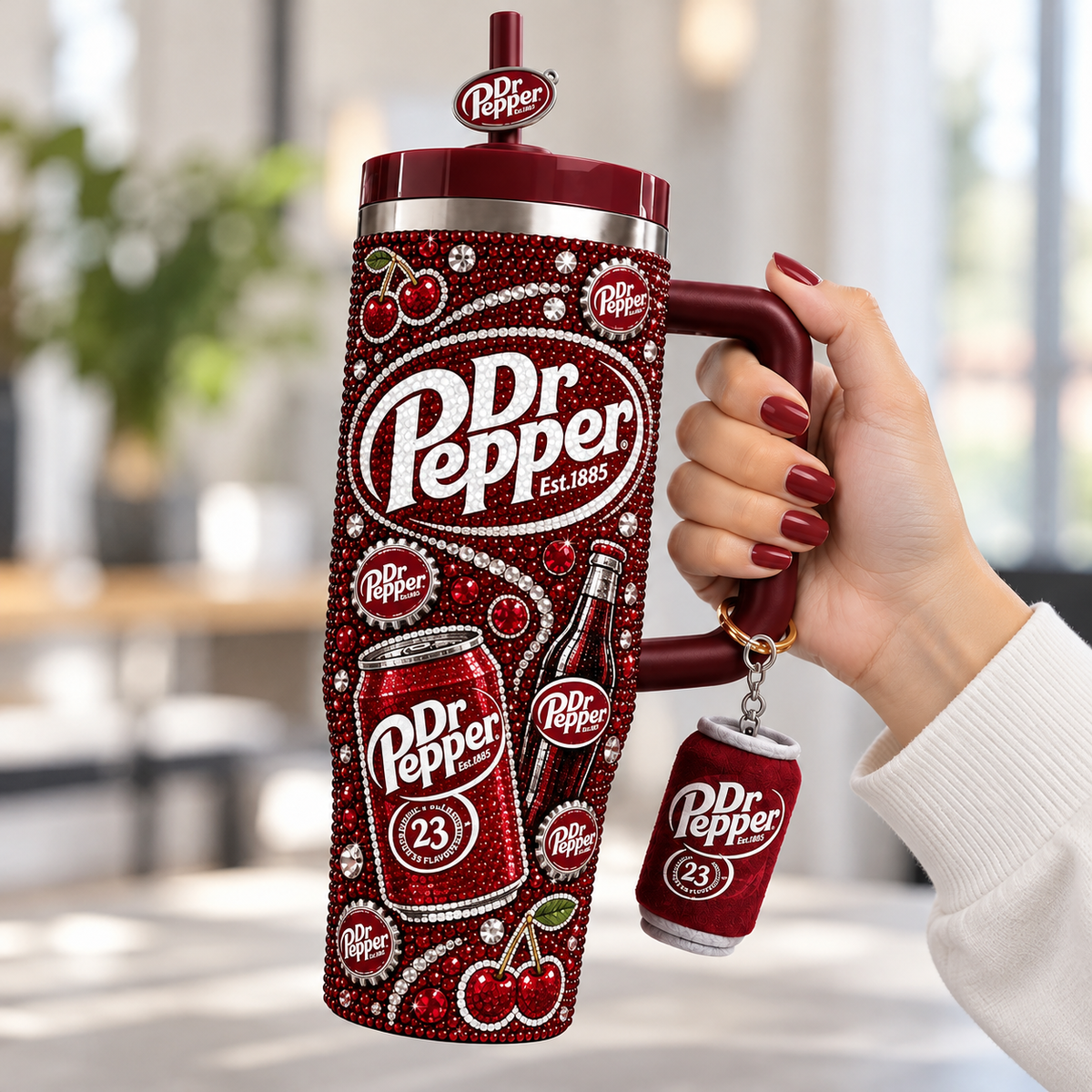 Dr Pepper EST. 1885 Insulated Tumbler 30oz , 23 Flavors Tumbler 40oz