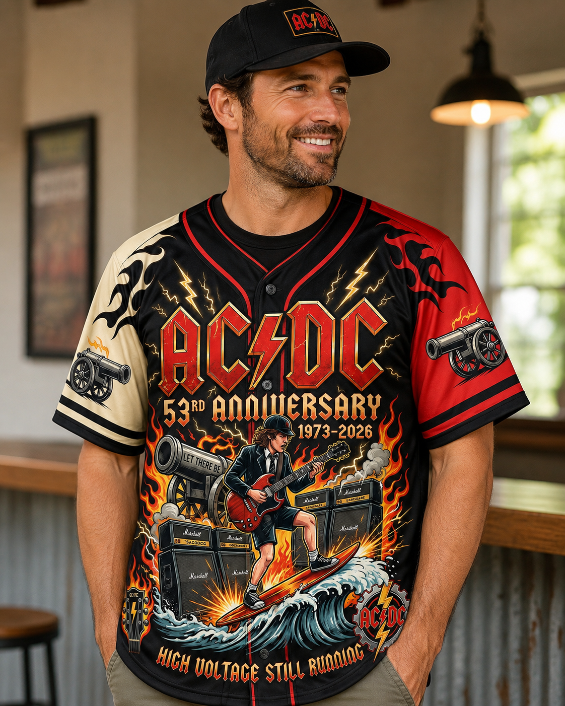 AC 53rd Anniversary Baseball Jersey Shirt 3D