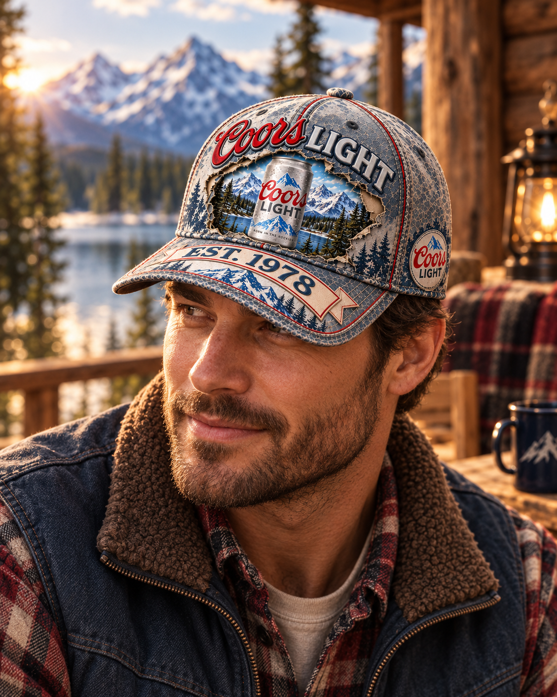Coors Lght EST. 1978 Cap, Coors Lght Vintage Classic Cap