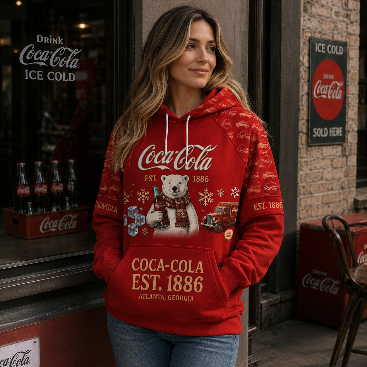 Cola EST. 1886 Unisex Hoodie V5