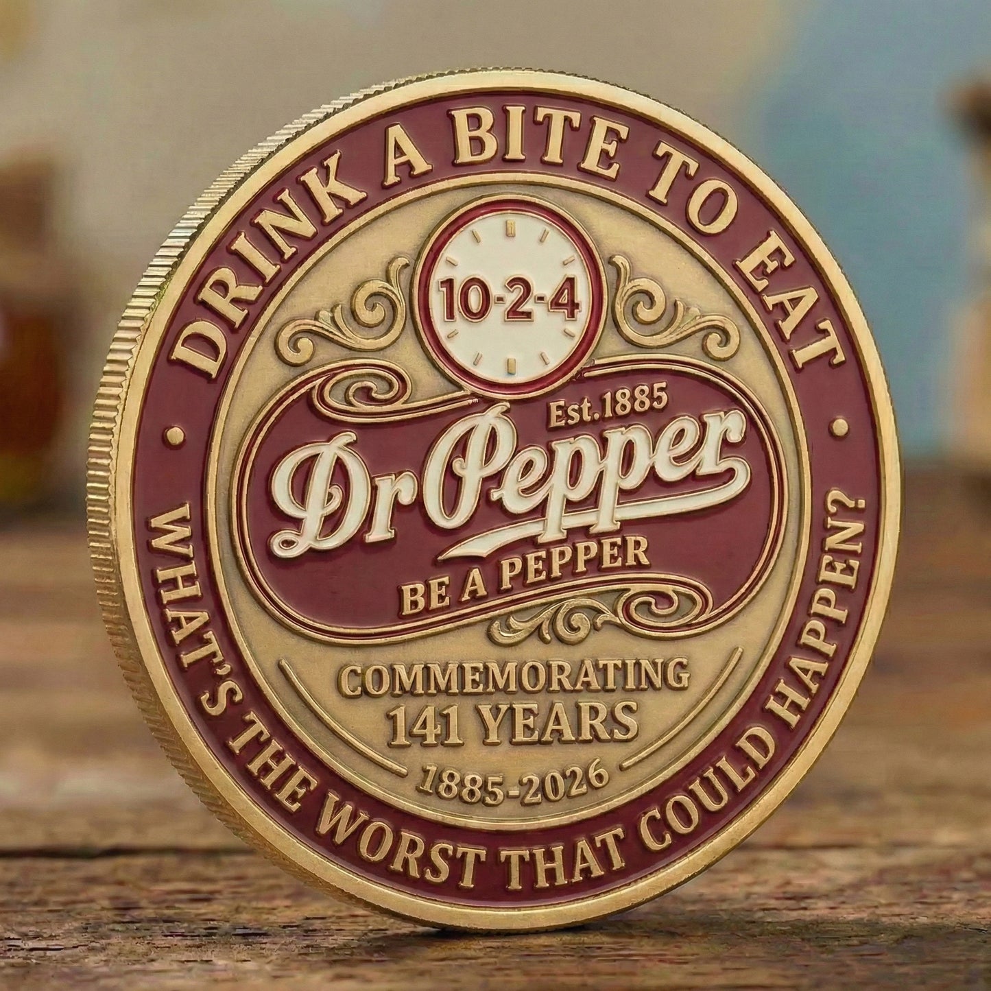 Dr Pepper 141ST Anniversary Commemorative Coin