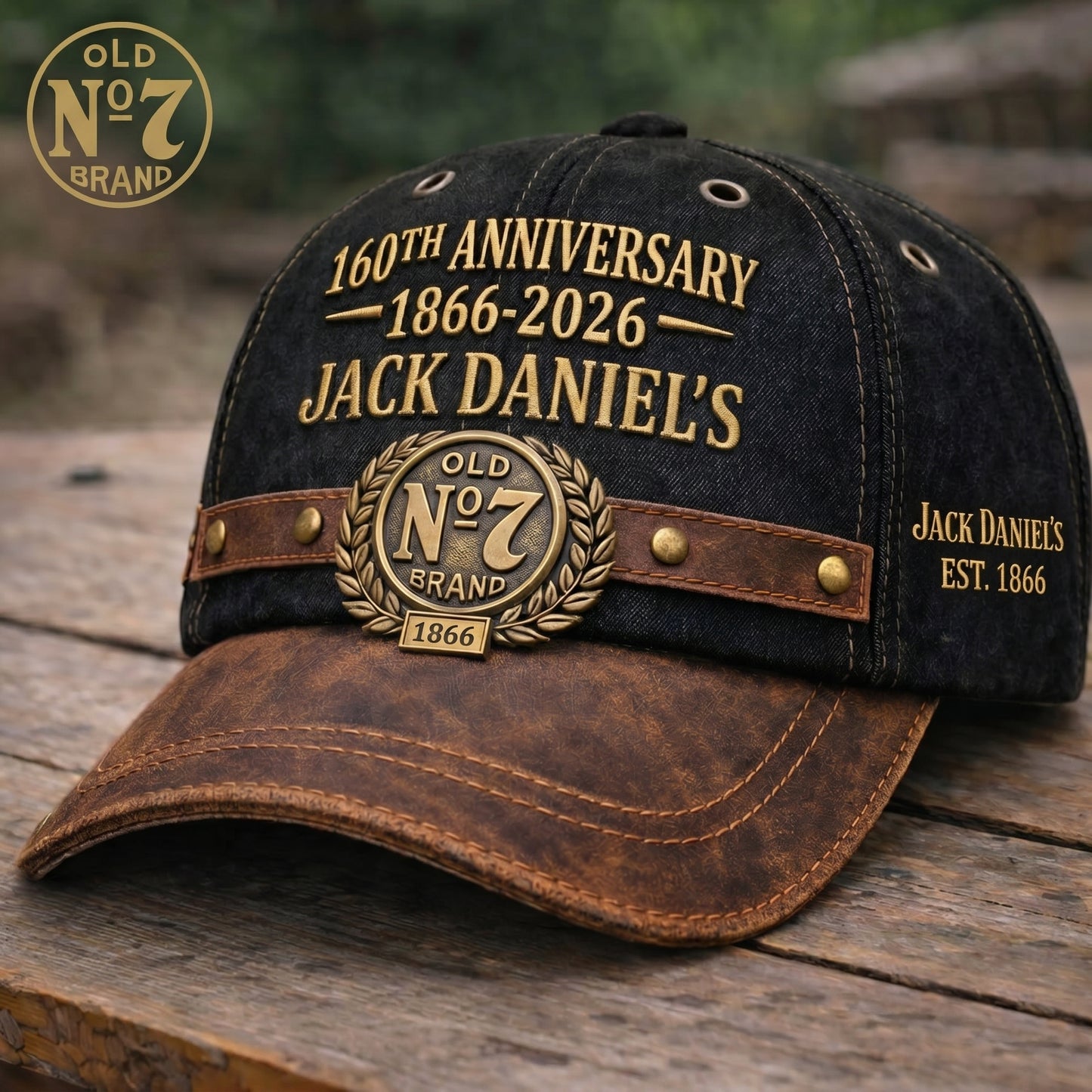 Jack Dani 160th Anniversary Cap V20, Jack Dani Vintage Classic Cap (1866 - 2026)