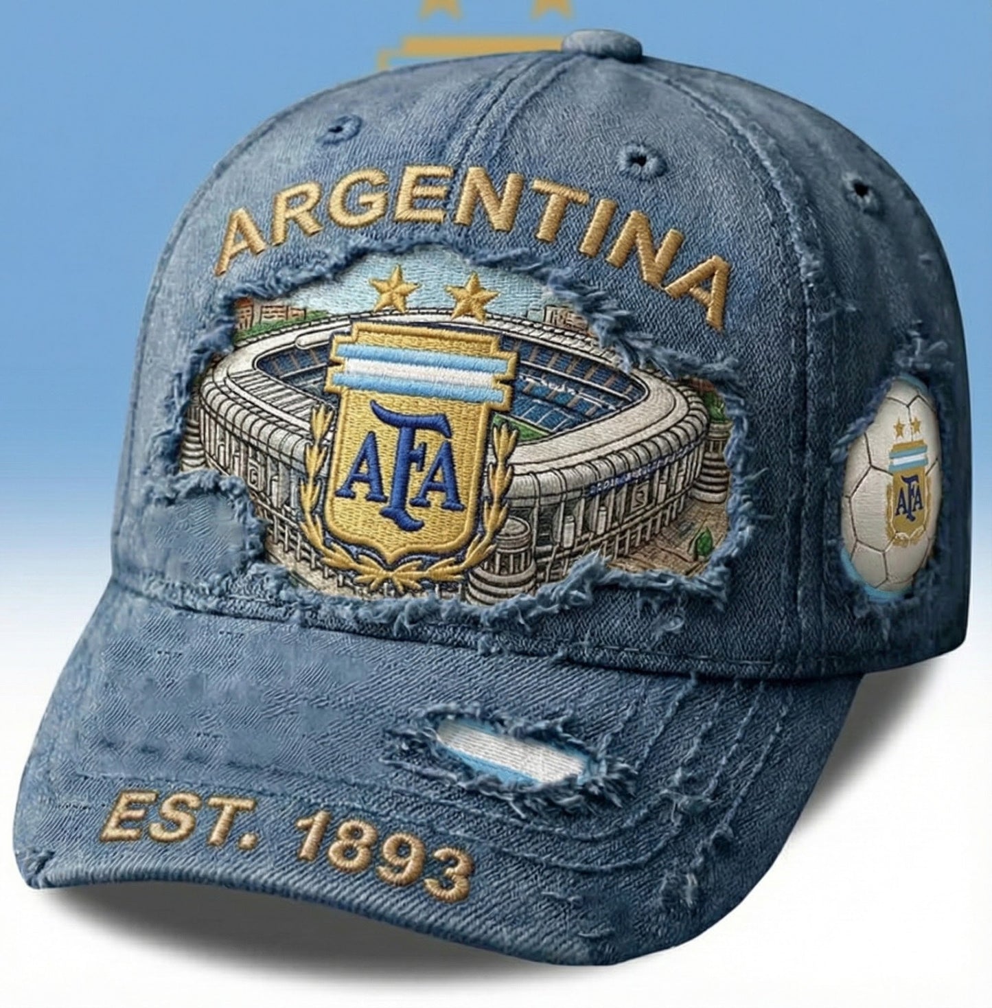 Argentina 1893 Cap , Argentina WC 2026 Vintage Classic Cap