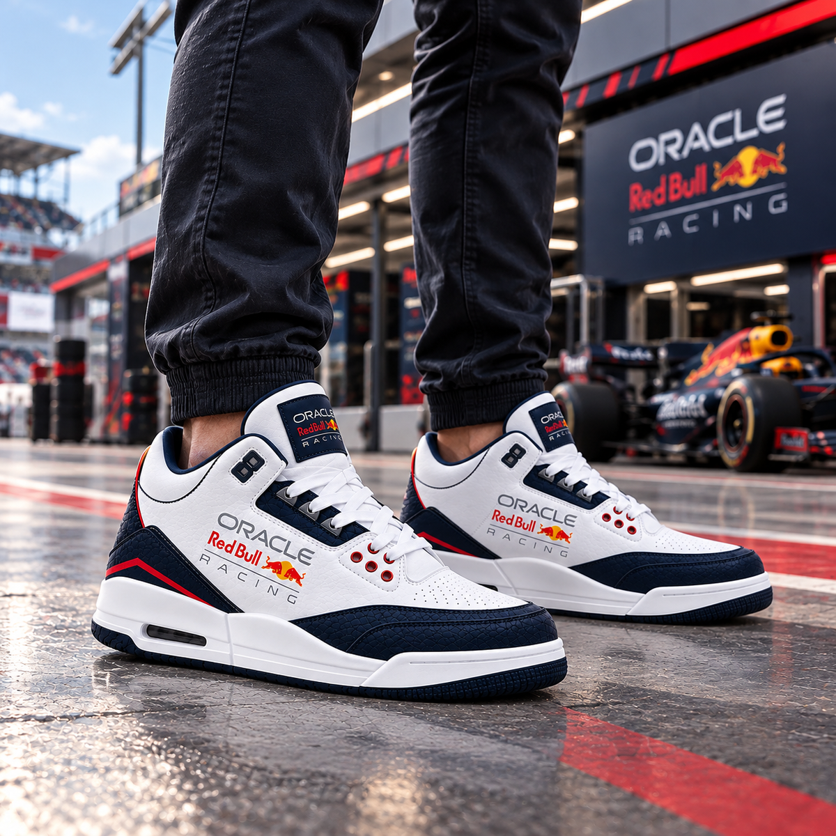 Oracle Red Bll Racing AJ3 Custom Sneaker