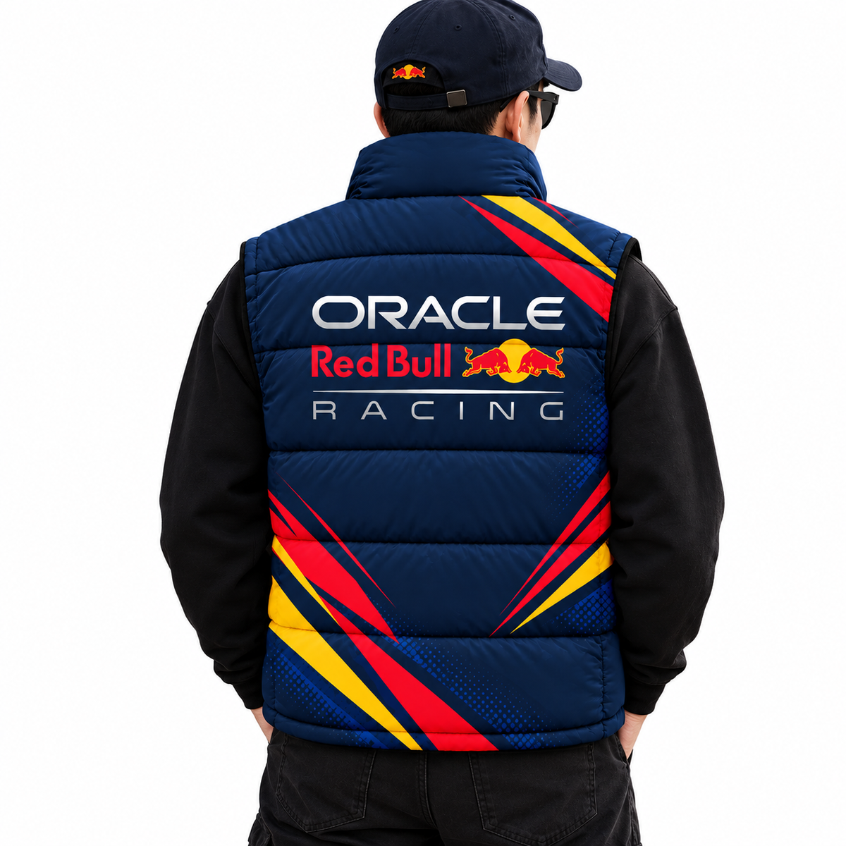 Oracle Red Bll Racing Sleeveless Windproof Puffer Jacket