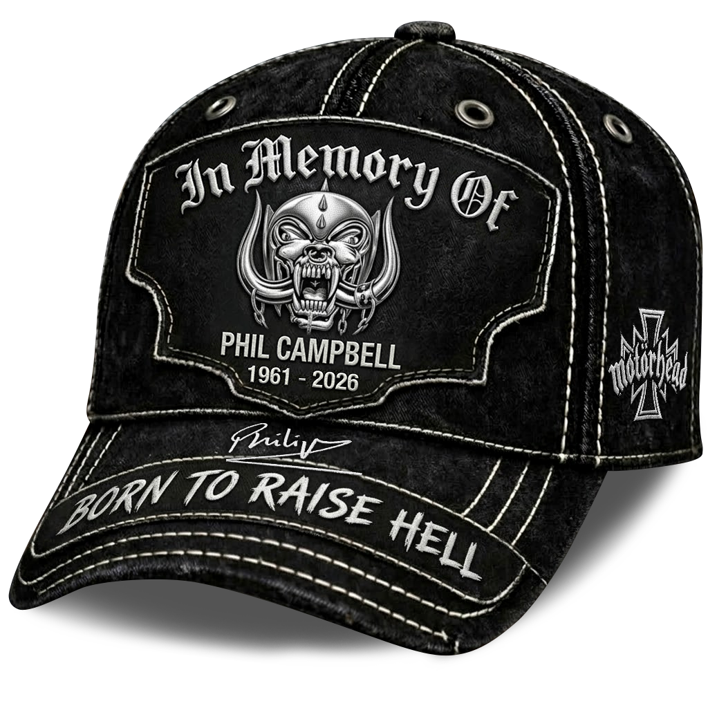 MH Phil Campbell 1961 - 2026 Cap , MH Tribute Cap