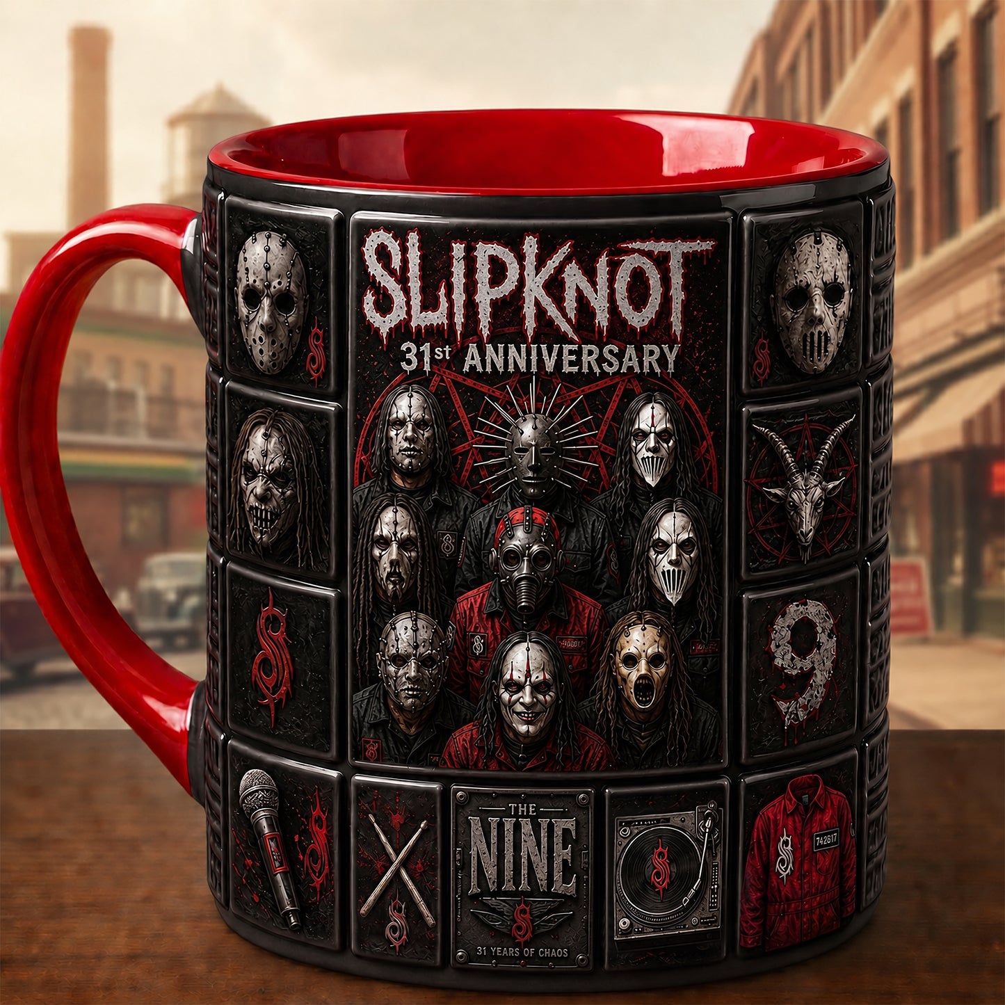 SK 31st Anniversary Accent Mug, SK Mug , Rock Gifts