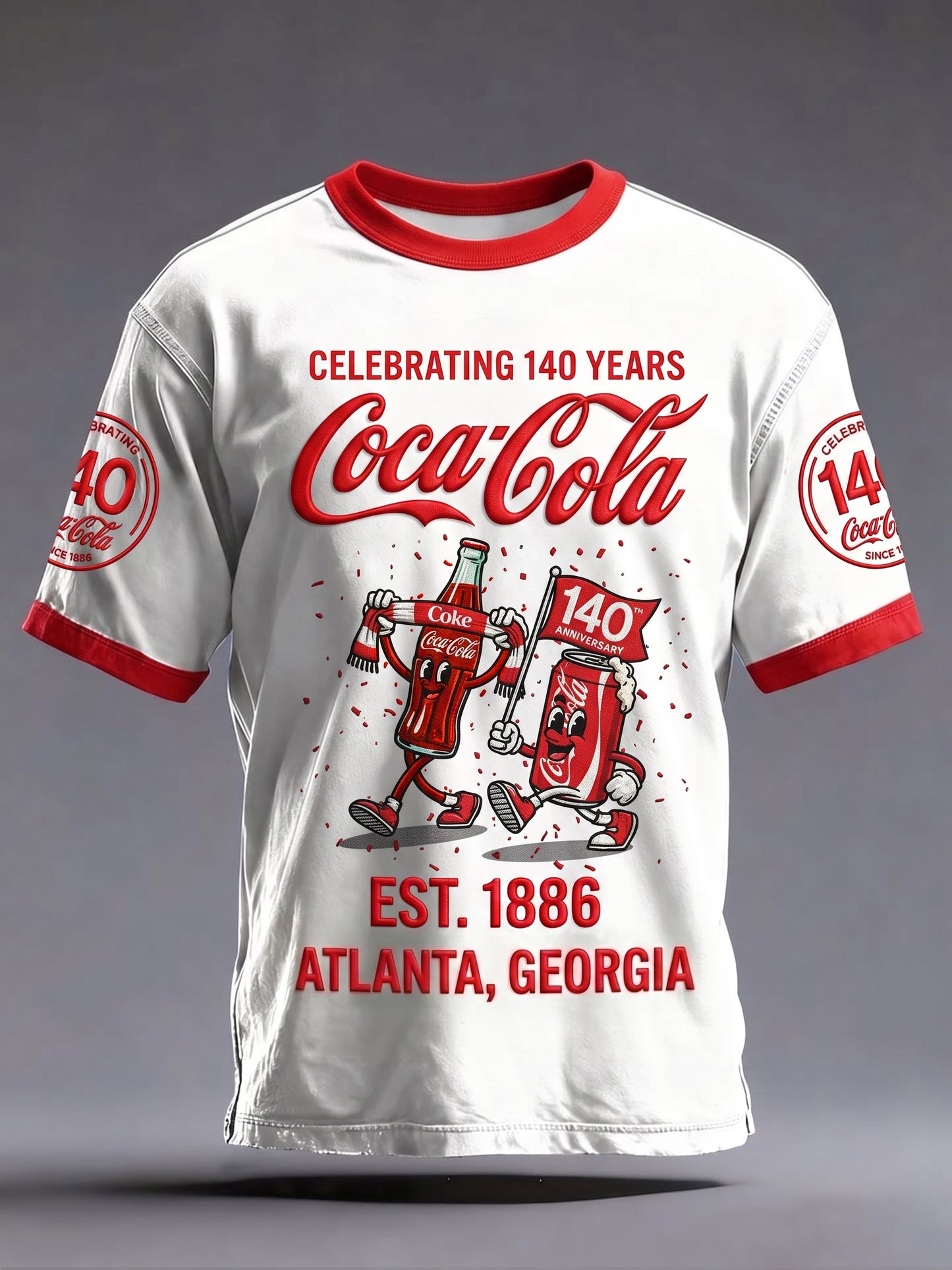 Cola 140th Anniversary T Shirt V6, Cola T-Shirt 2026