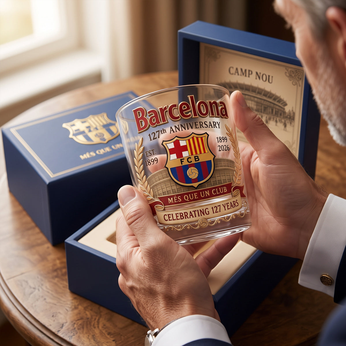 Barca 127TH Anniversary Glass V2 , Barca Glass