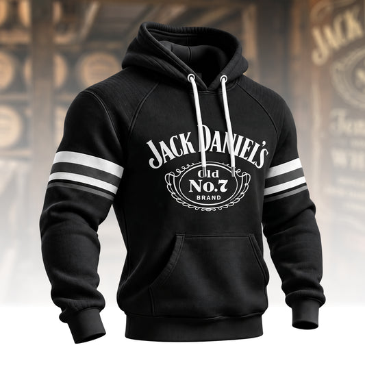 Jack Dani Old No.7 Brand All Over Printed Hoodie and Sweatpants Set