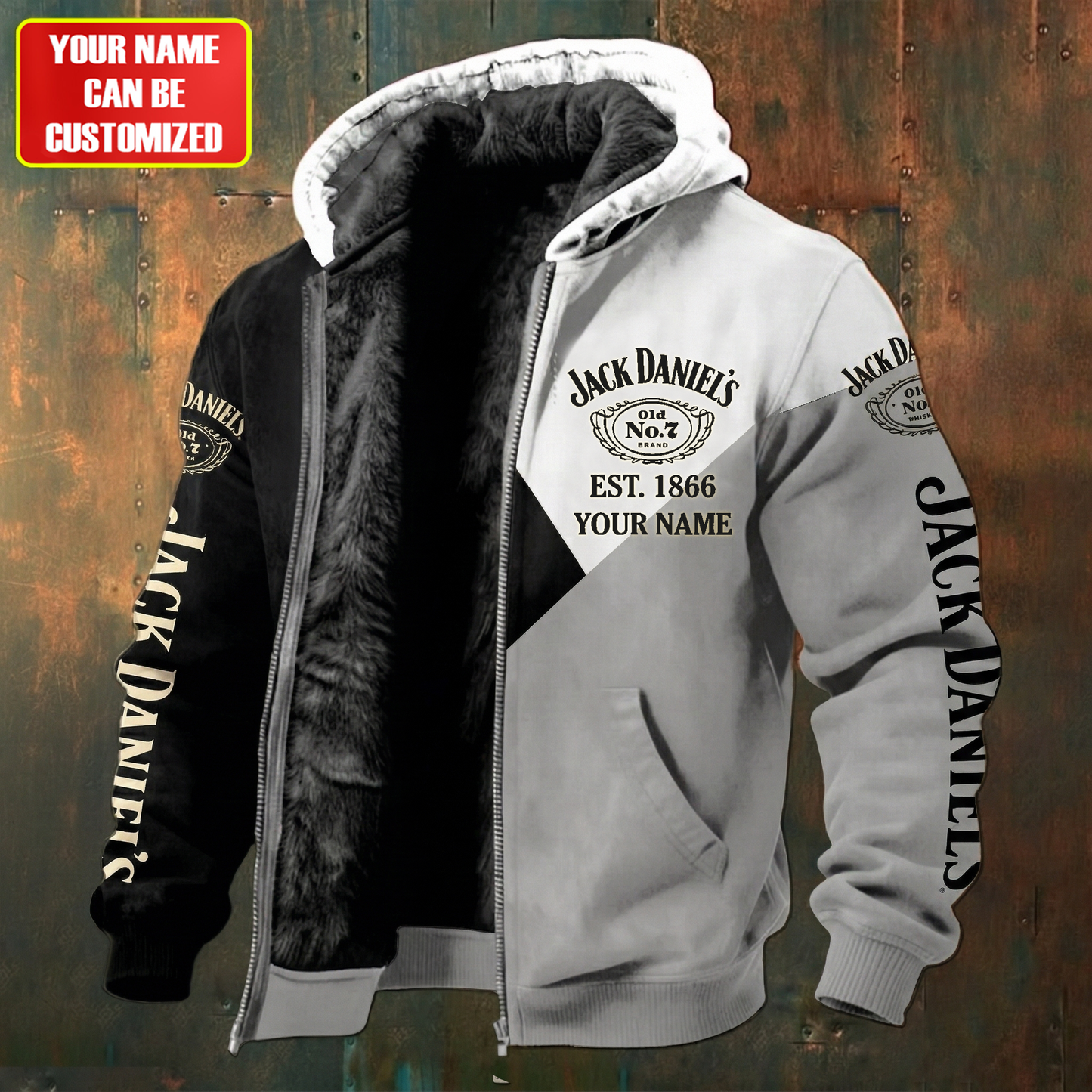 Personalized Jack Dani EST. 1866 Fleece inside Jacket