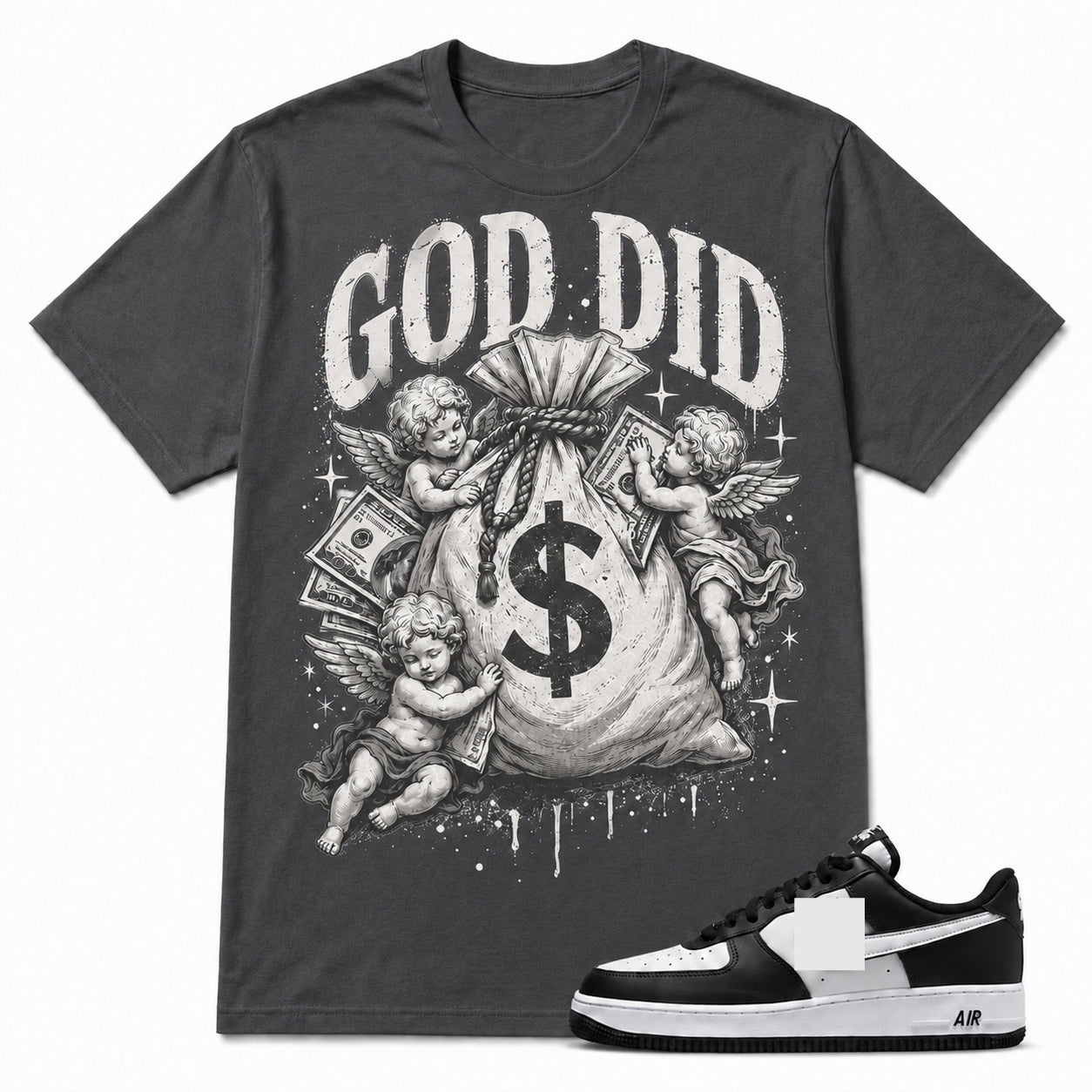 GOD DID Shirt To Match AF 1, AF 1 Matching Shirt