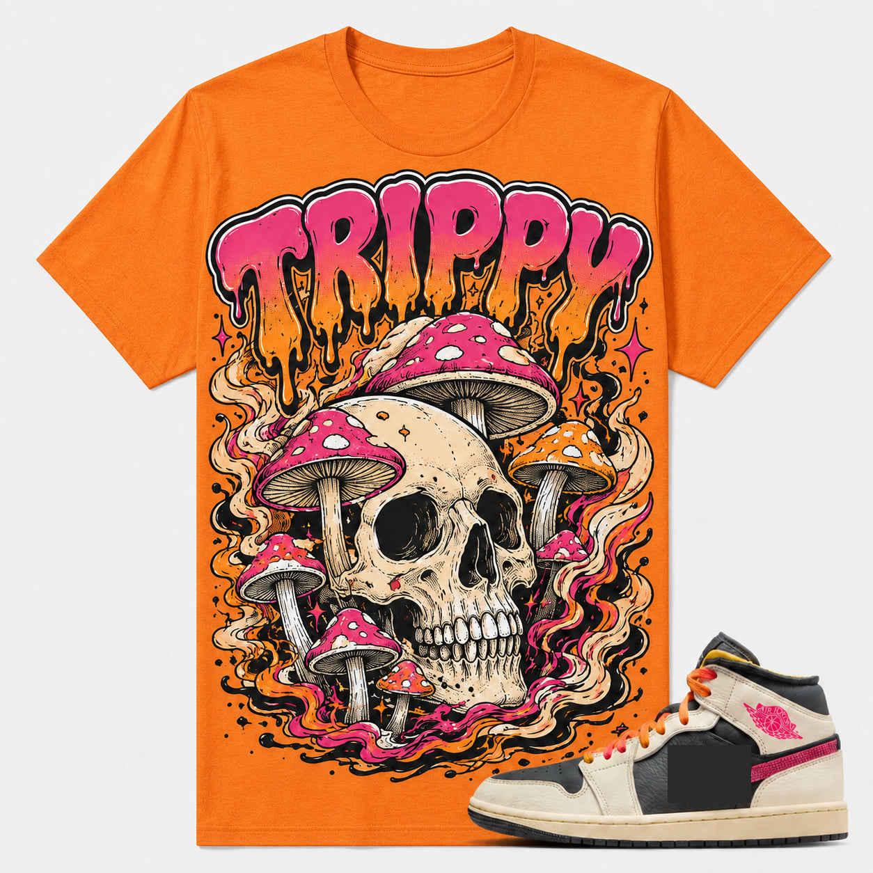 TRIPPY Shirt To Match AJ 1 Mid, AJ 1 Mid Matching Shirt