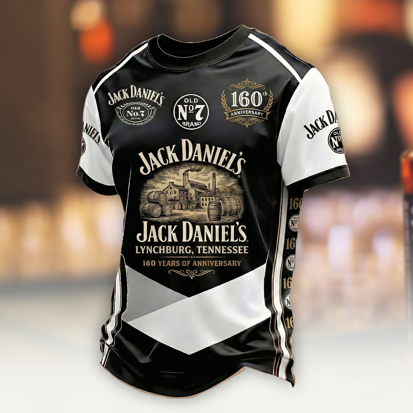 Jack Dani 160TH Anniversary Full Printing Shirt