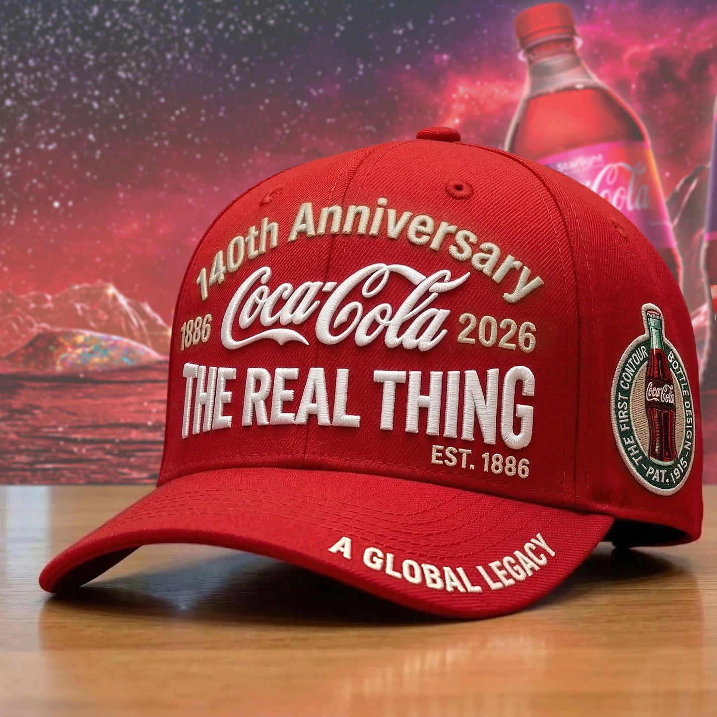 Cola 140th Anniversary Cap V6, Cola Luxury Classic Cap
