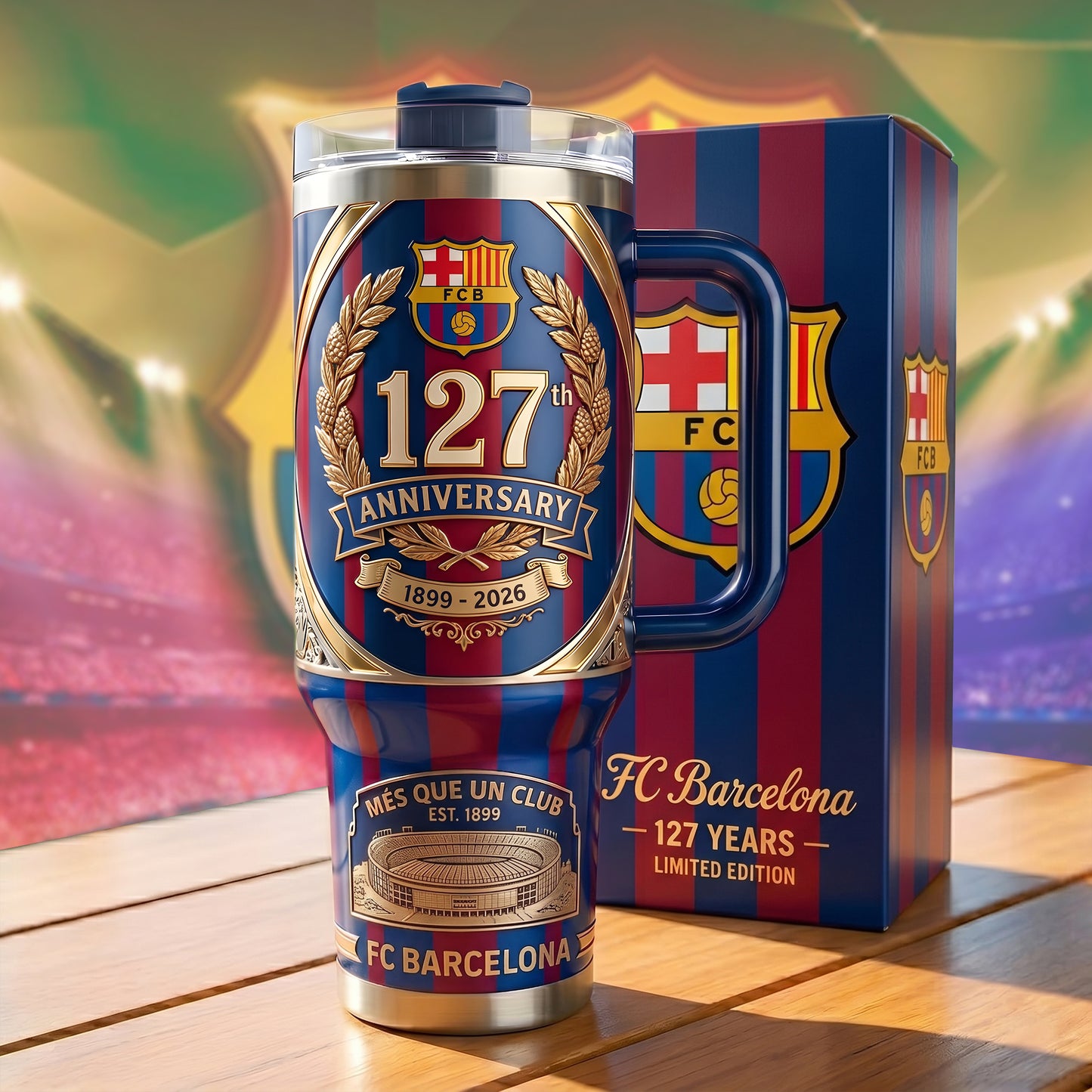 Barca 127th Anniversary Insulated Tumbler 30oz , Barca Tumbler 40oz
