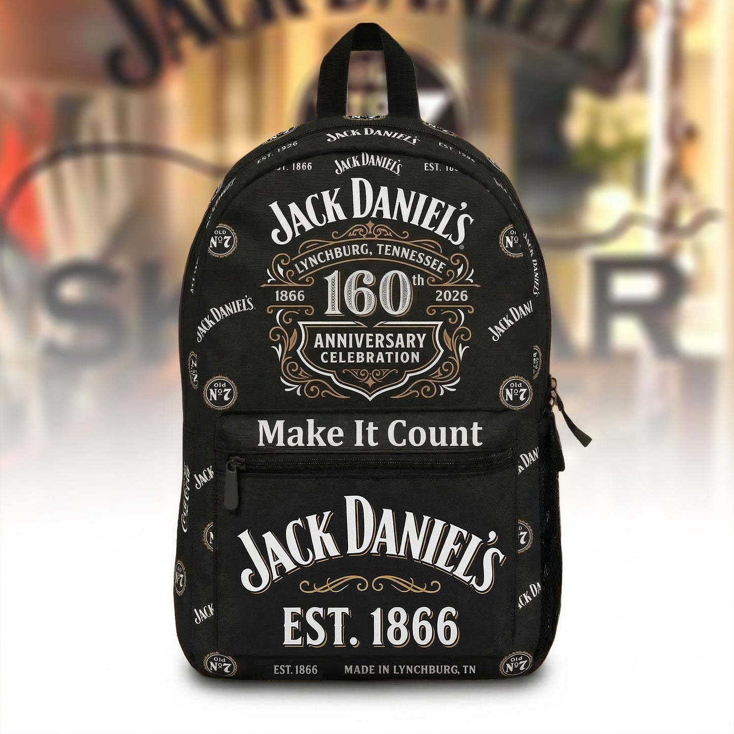 Jack Dani 160th Anniversary Backpack, Jack Dani Backpack