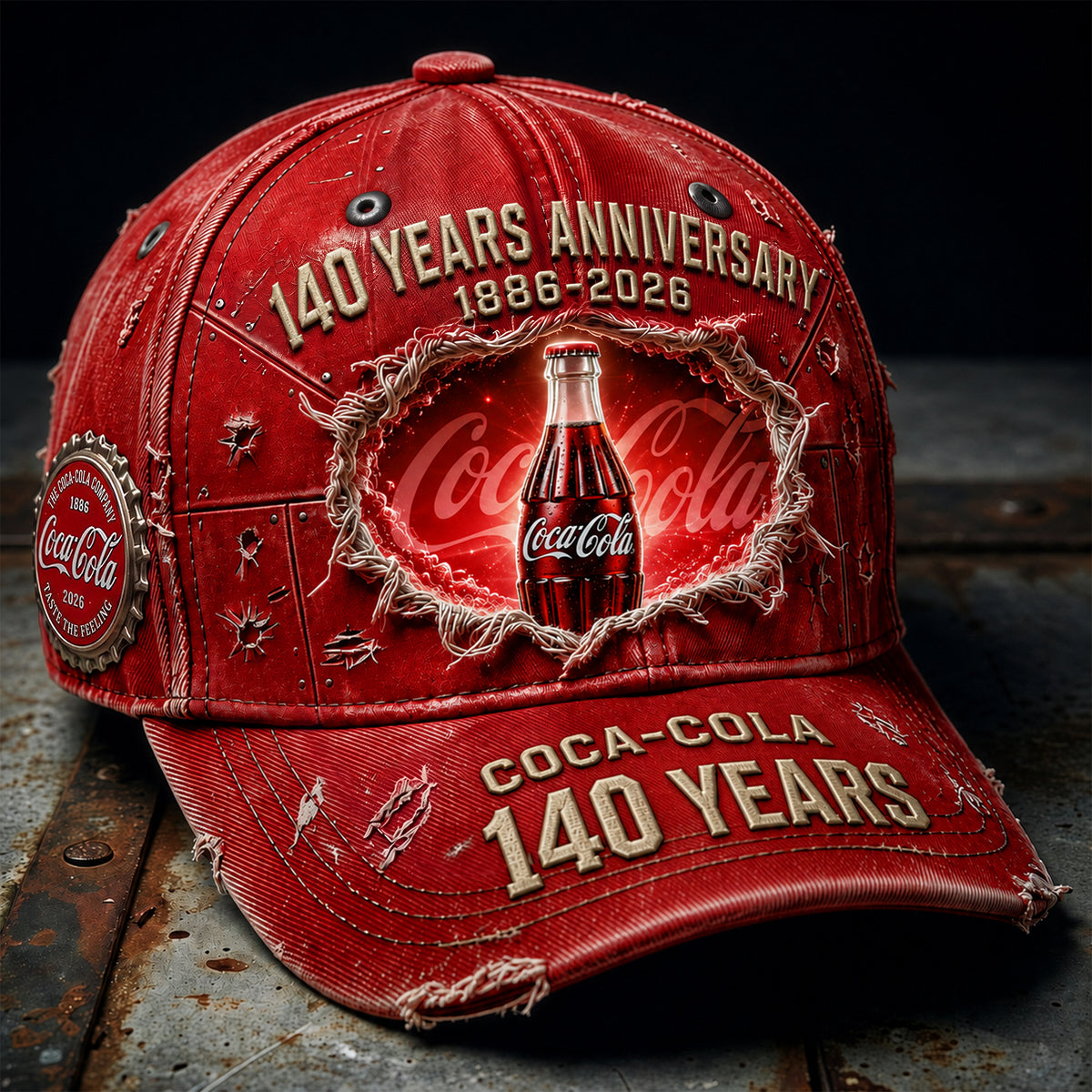 Cola 140th Anniversary Cap V32, Cola Vintage Cap