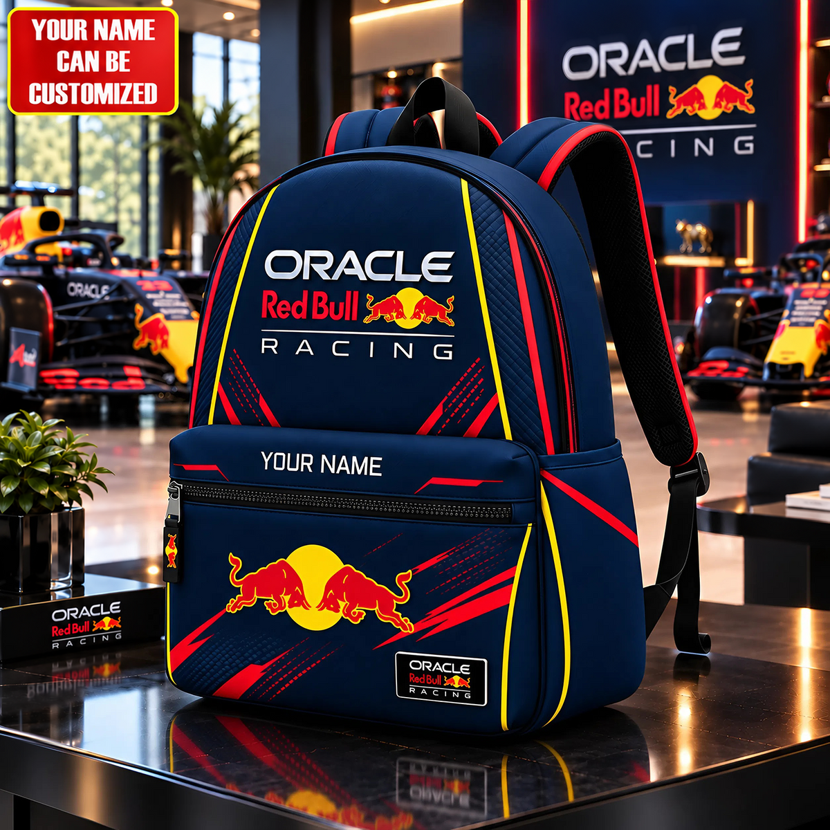 Oracle Red Bll Racing Backpack, Personalized Racing Backpack