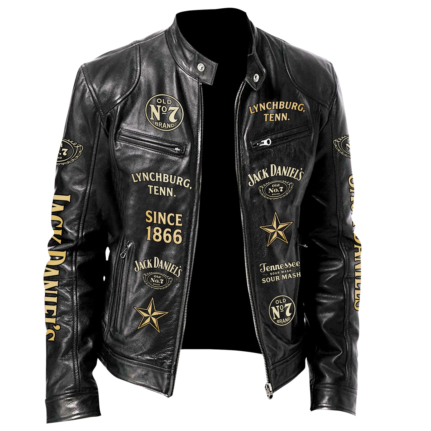 Jack Dani 160th Anniversary Collar Leather Jacket V9