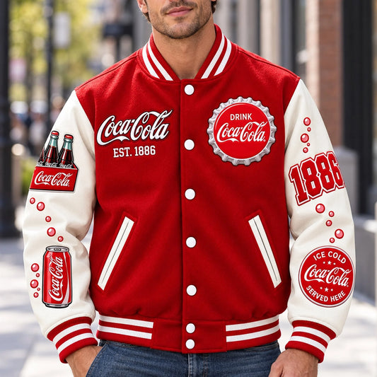 Cola Taste The Feeling Baseball Jacket