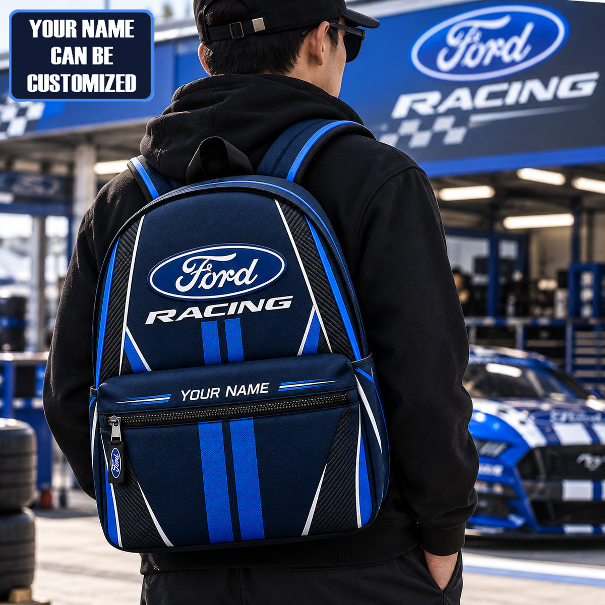 FRD Racing Backpack, Personalized Racing Backpack