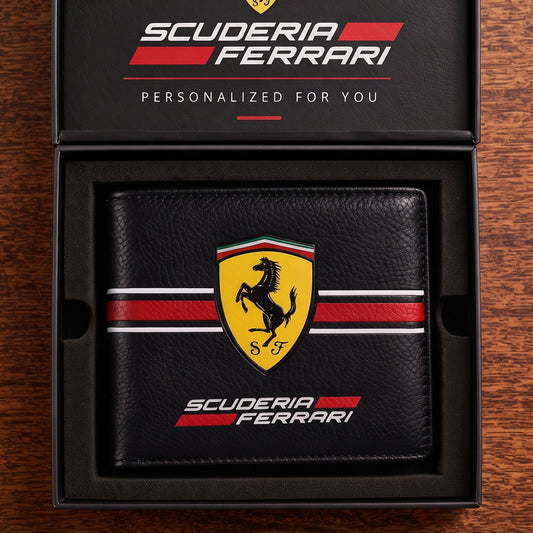 Scuderia Ferrar Racing Leather Wallet