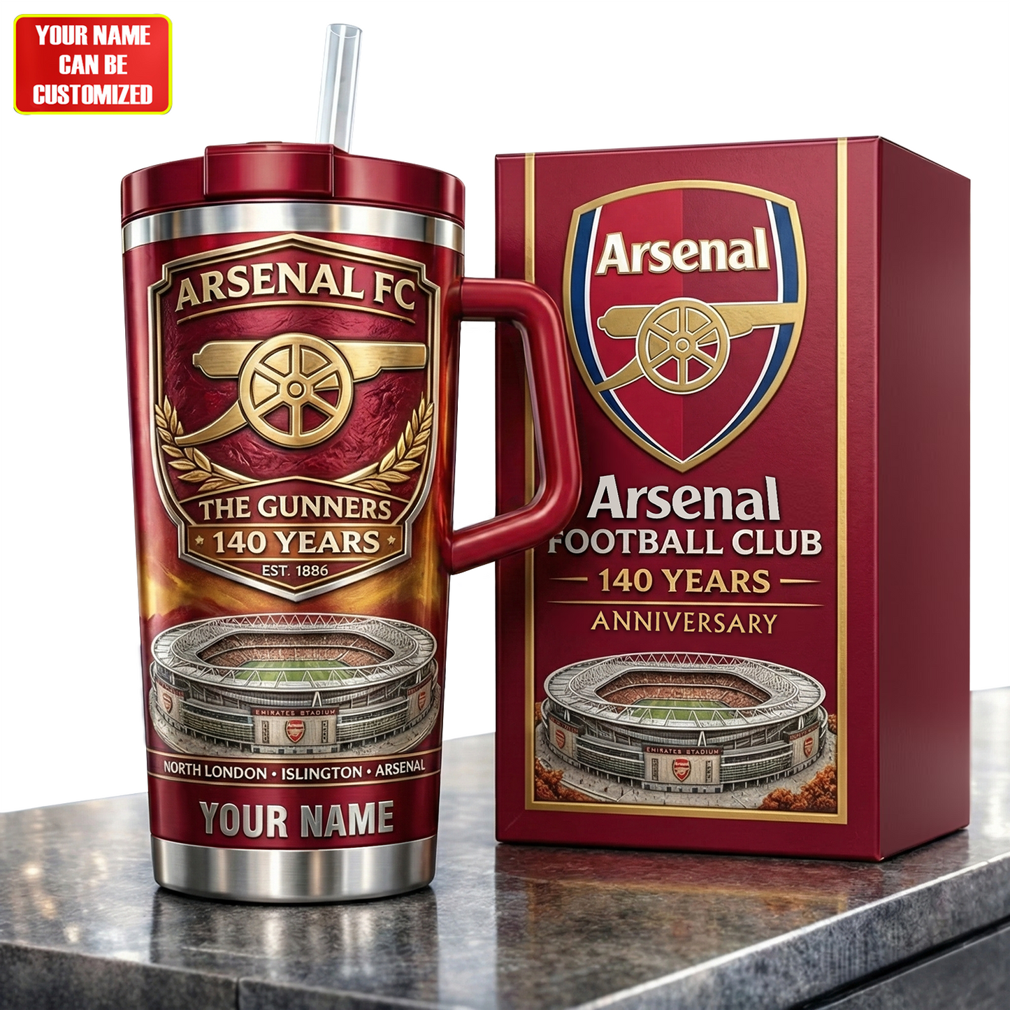 Ars FC 2026 Insulated Tumbler 30oz , Ars FC Tumbler 40oz