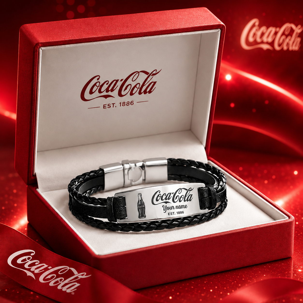 Cola EST. 1886 Handmade Bracelet Gift For Fans V2
