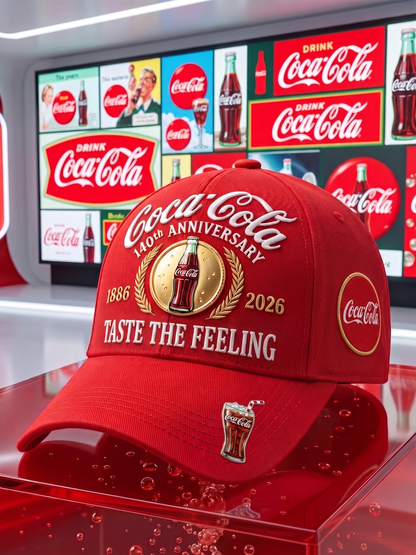 Cola 140th Anniversary Cap V23, Cola Vintage Cap (1886 - 2026)