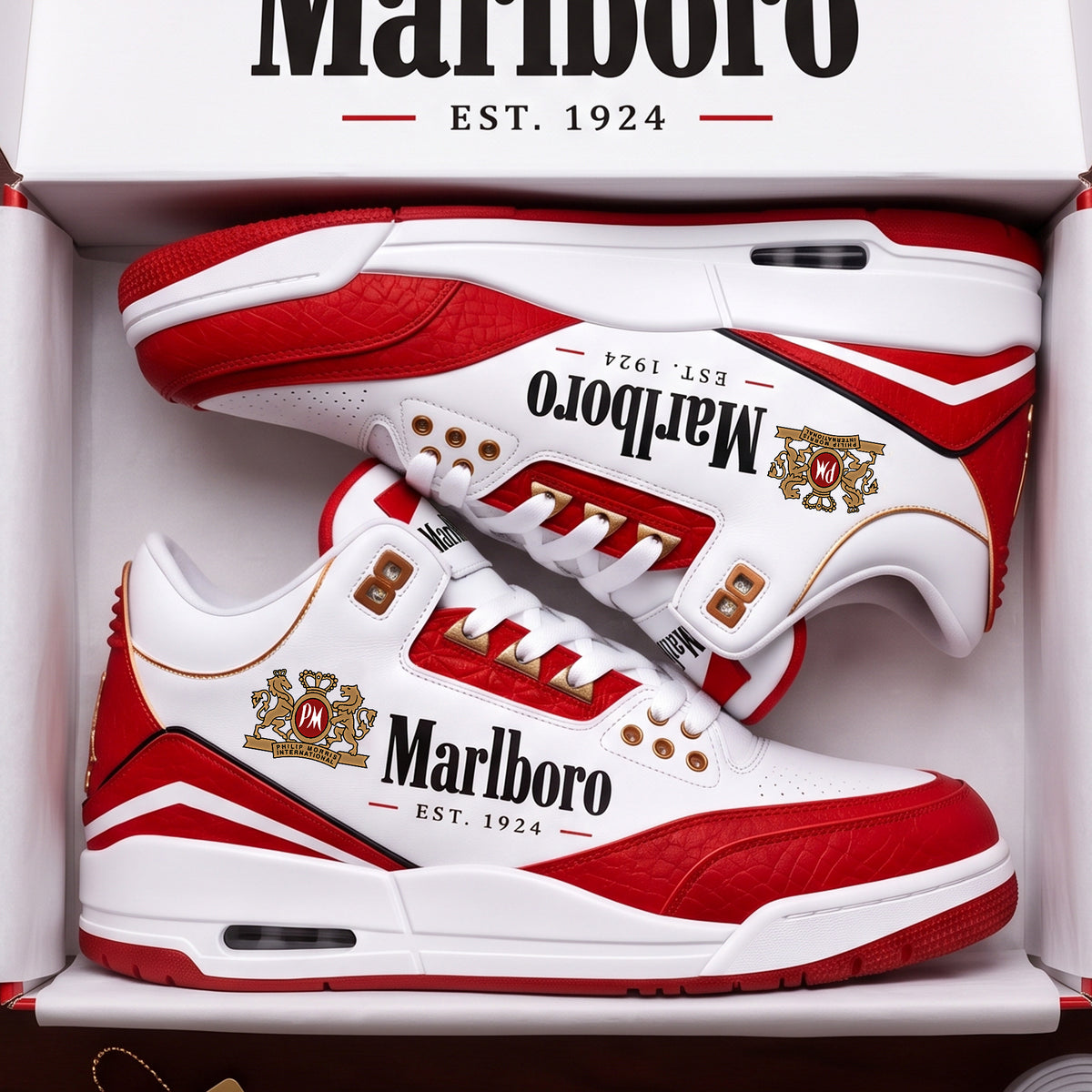 Marlbor Classic AJ3 Custom Sneaker