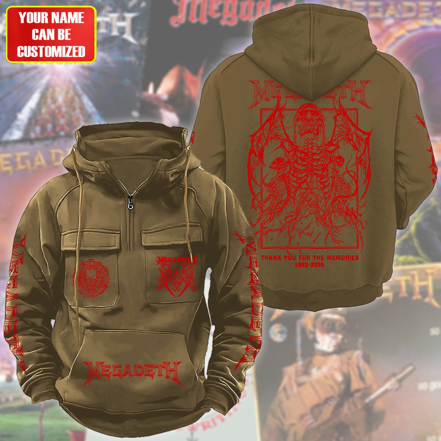 Personalized MGD Retro Cotton Hoodie (1983-2026)