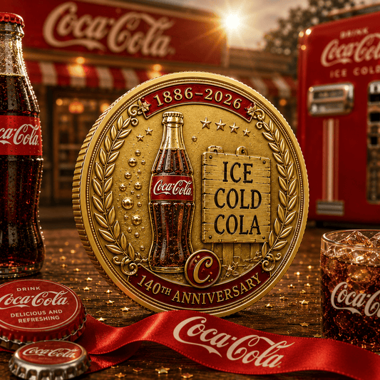 Cola 140th Anniversary Commemorative Coin V7