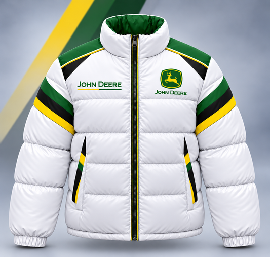 J.Deere Tractor Puffer Jacket , J.Deere Windproof Puffer Jacket