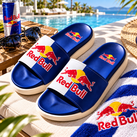 Red Bll Custom Leather Sandals
