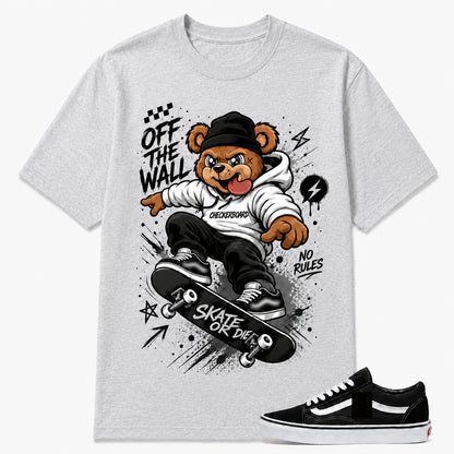 OFF THE WALL Shirt To Match Black Old Skool, Old Skool Matching Shirt