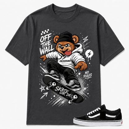 OFF THE WALL Shirt To Match Black Old Skool, Old Skool Matching Shirt