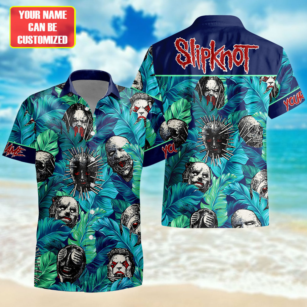 Personalized SK Q2 Tropical Hawaii Shirt Beach Short Q200607