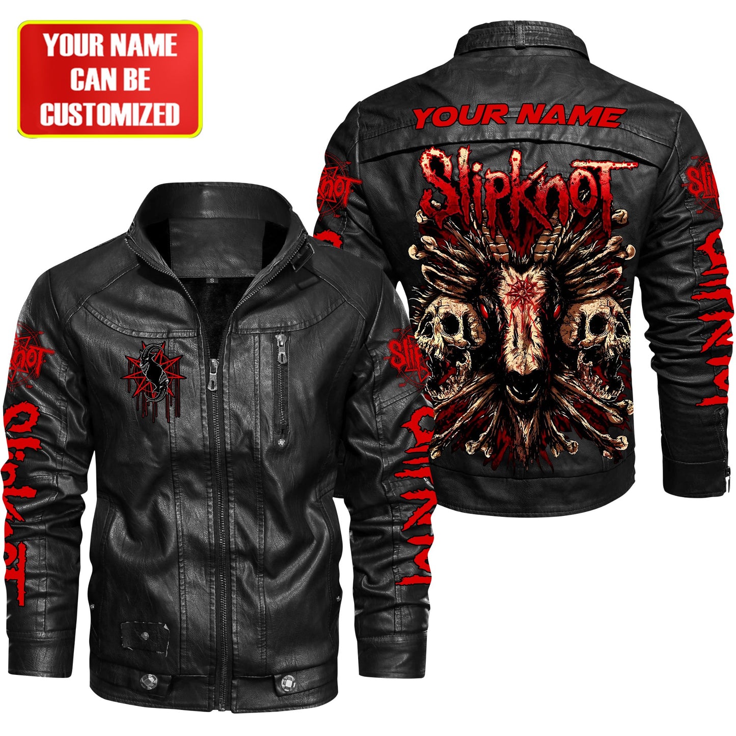Personalized Sk Q2 Vintage Leather Jacket Q170705