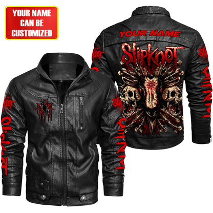 Personalized Sk Q2 Vintage Leather Jacket Q170705